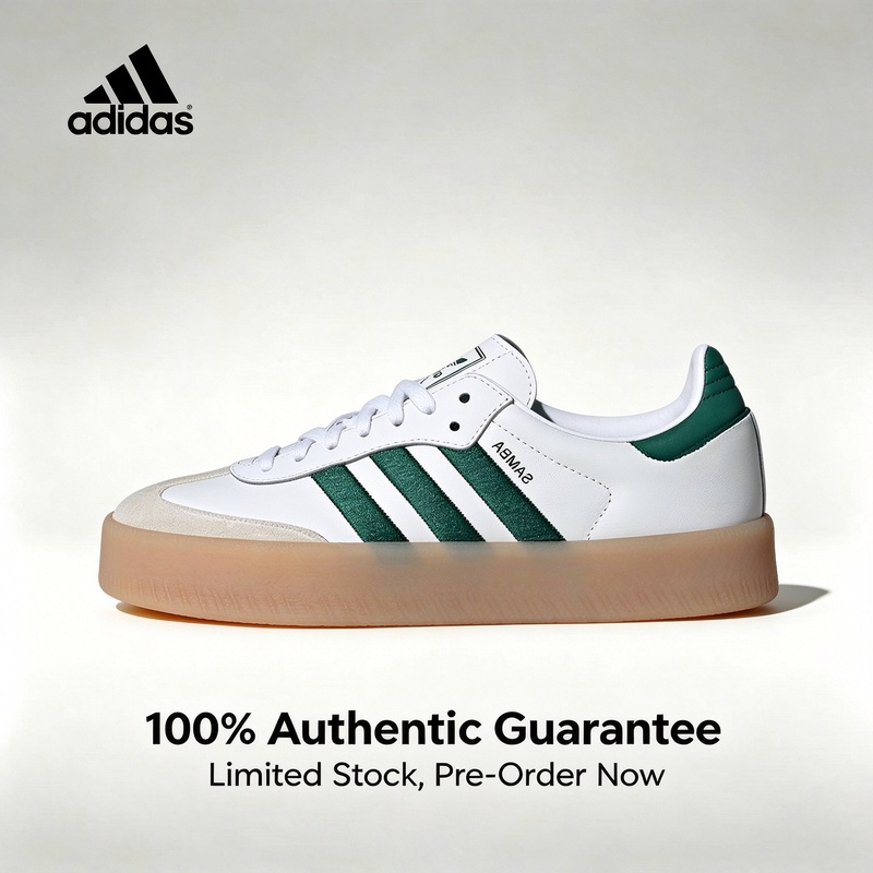 Adidas Shoes Samba - Adidas unisex, alçak tabanlı, platformlu spor