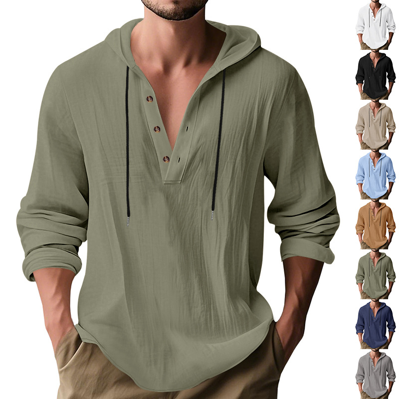 Sıcak Satış erkek Gevşek Keten - Undershirt Crew Neck incelemesi ve fiyatı